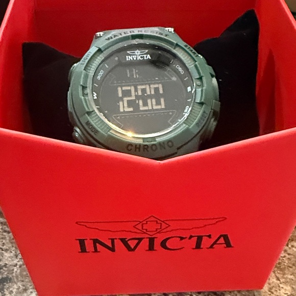 Invicta Mint Green Digital Watch - Picture 2 of 8
